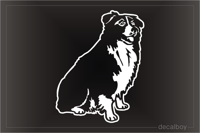 Border Collie Car Window Decal