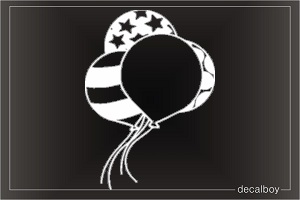 Balloons Car Decal