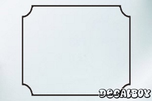 Frame Board Car Decal
