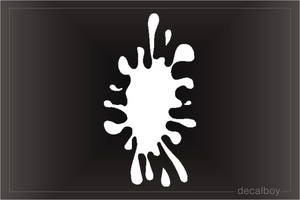 Splat 2 Die-cut Decal