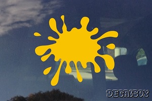 Paint Splat Car Decal