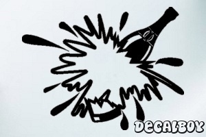 Bottle 2 Car Decal