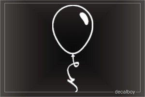 Balloon Party Car Decal