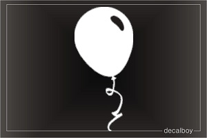 Balloon Car Decal