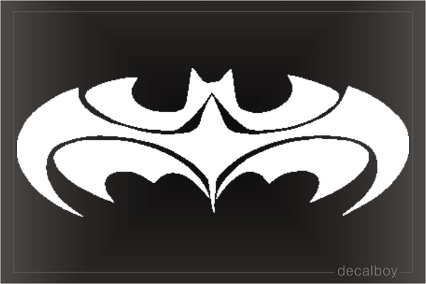 Bat Tribal Car Decal