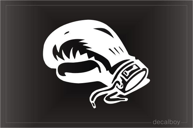 Box Glove Window Decal