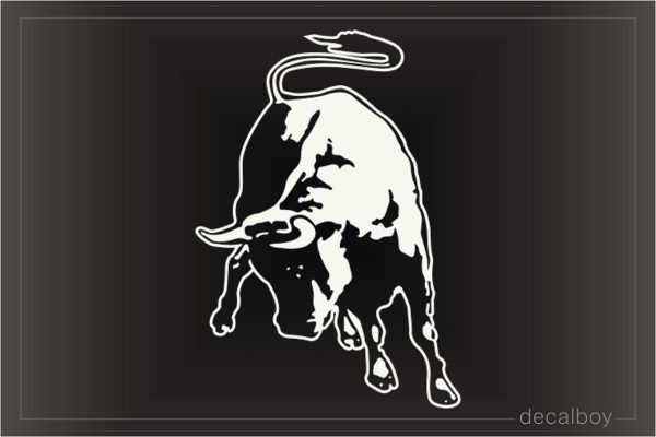 Spanish Fighting Bull Window Decal