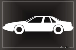 Car Symbol Window Decal