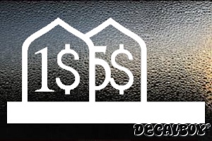 Cash Register 3 Car Decal