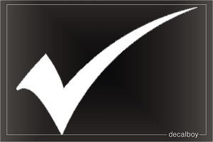 Checkmark 3 Car Decal