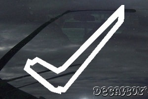 Checkmark 5 Car Decal