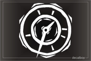 Clock 66 Car Decal