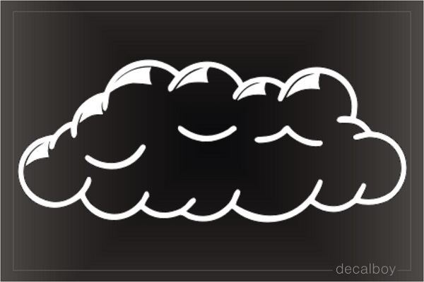 Cloud Car Decal