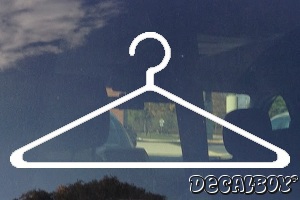 Coat Hanger Car Decal