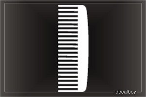 Comb Car Decal