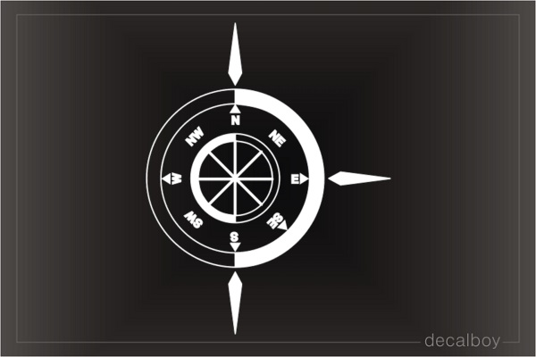 Compass 12 Car Decal