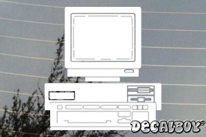 Computer 12 Car Decal