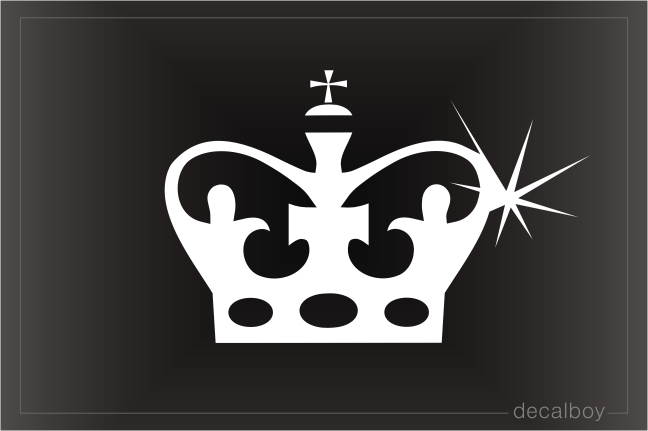 Crown King 10 Car Window Decal