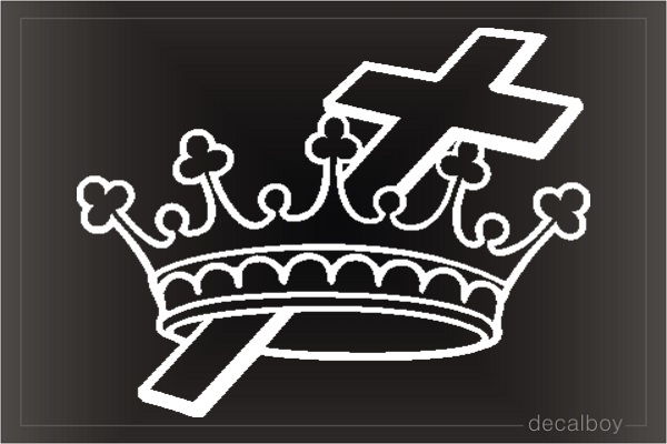 Crown Of Life Lutheran Car Window Decal