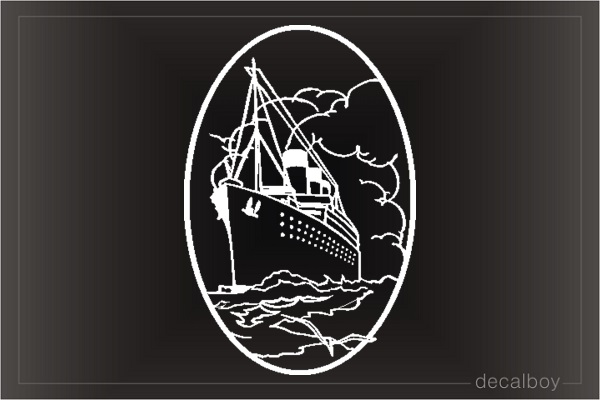 Cruises Ship 2 Window Decal