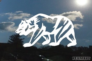 California Bear Window Decal