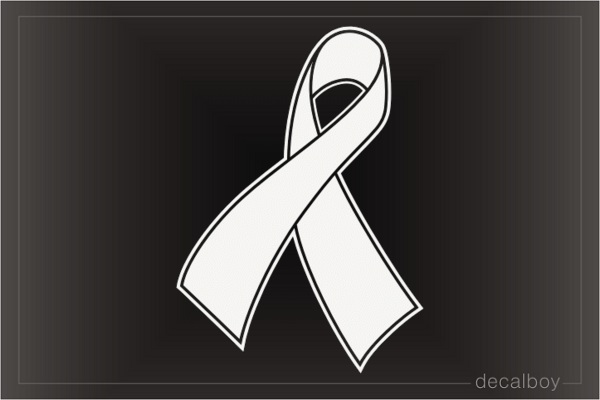 Cancer Ribbon Decal