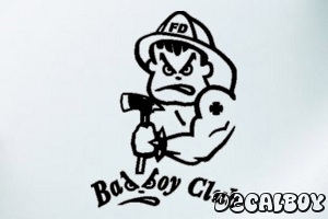 Bad Boy Club 3 Car Window Decal