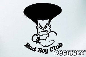 Bad Boy Club Afro Car Window Decal