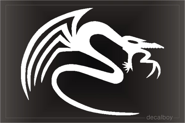 Dragon 1 Car Window Decal