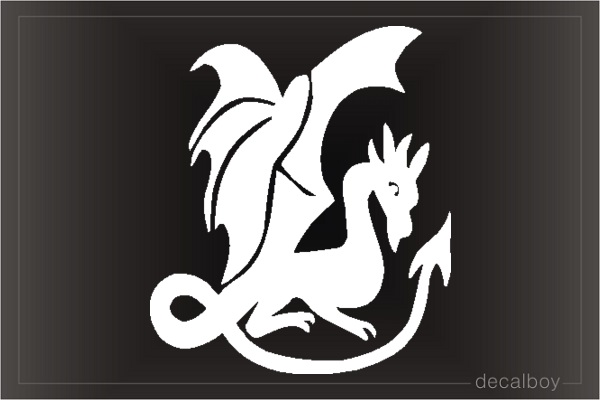 Dragon 22 Car Window Decal