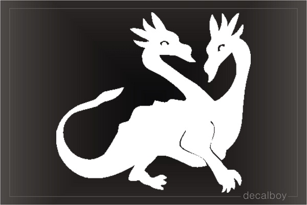 Dragon 23 Car Window Decal