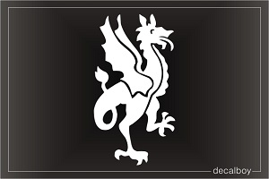 Dragon 25 Car Window Decal