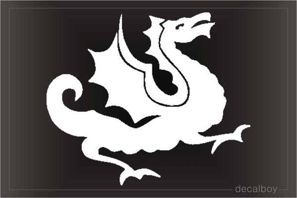 Dragon 27 Car Window Decal