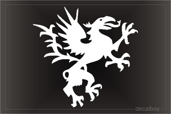 Dragon 8 Car Window Decal