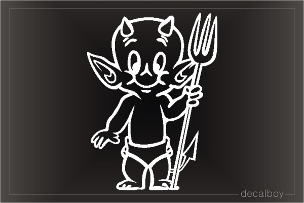 Little Devil Car Window Decal