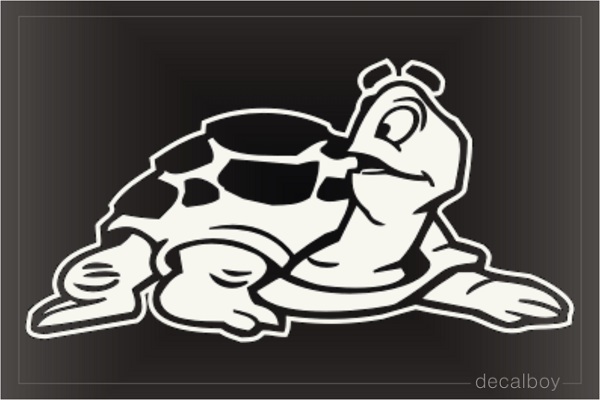 Spider Turtle Car Window Decal