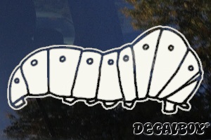 Caterpillar Window Decal