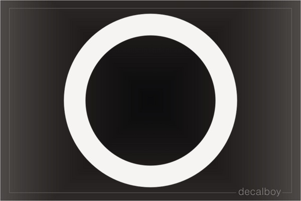 Cornhole Ring Decal