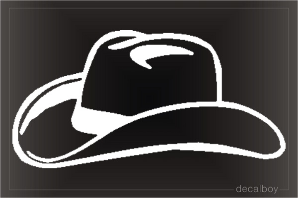 Hat Packer Car Window Decal