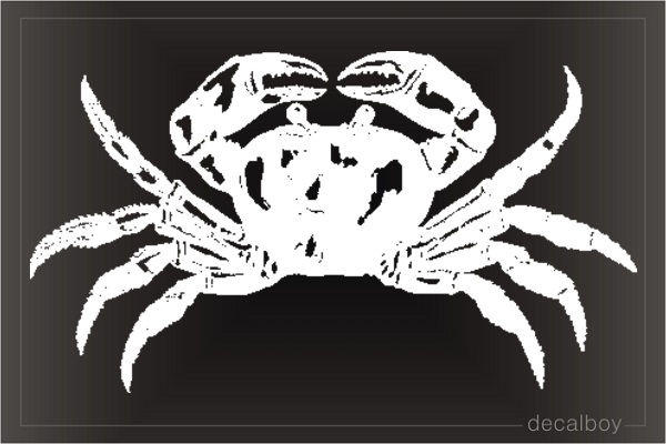 Mud Crab Window Decal