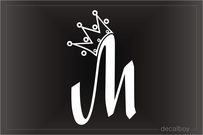 Crown M Car Window Decal