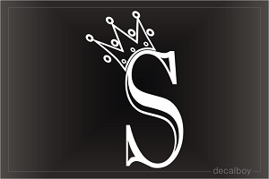 Crown S Car Window Decal