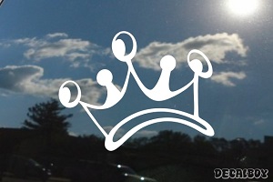 Imperial King Crown Car Window Decal