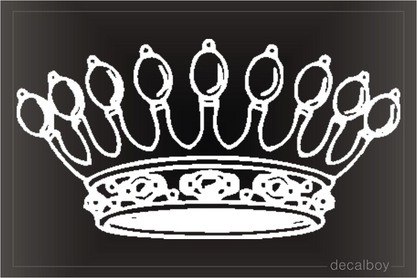 Crown Queen 9875 Car Window Decal