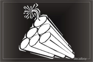 Dynamite Car Decal