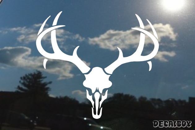 Deer Hunt Skull Decal