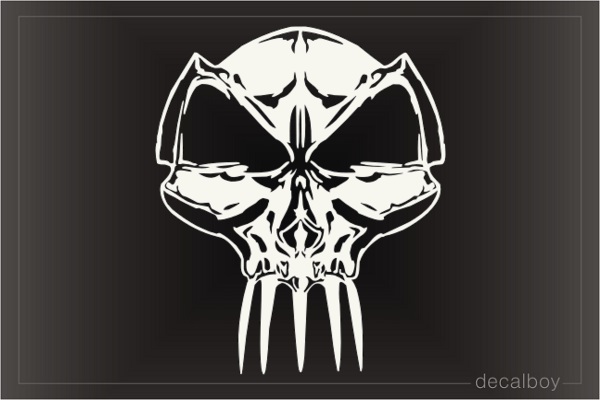 Demon Skull Decal