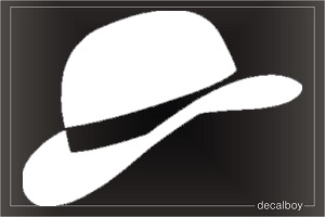 Hat Derby Car Decal