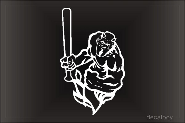 Devil 33 Car Window Decal