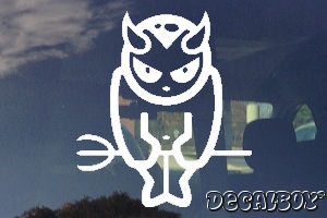 Devil 666 Car Decal